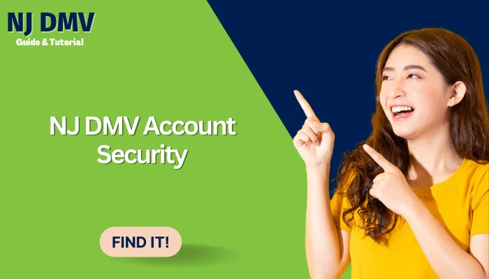 NJ DMV Account Security